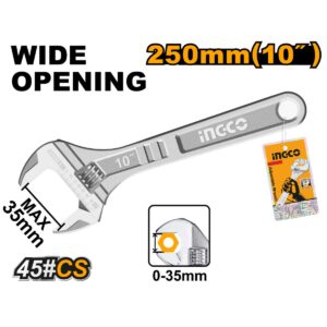 LLAVE FRANCESA AJUSTABLE 10" INGCO