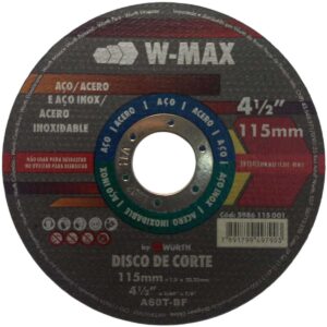 DISCO CORTE 115X1MM W-MAX INOX WÜRTH